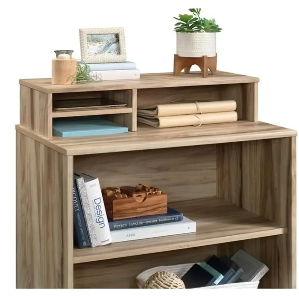 Sauder Portage Park Storage Hutch Kiln Acacia Brown New Open Box